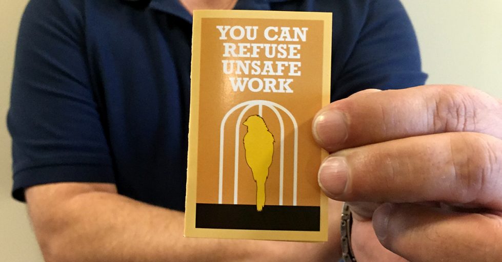 Card: you can refuse unsafe work