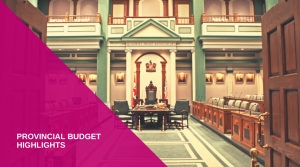 Web banner: Provincial Budget Highlights