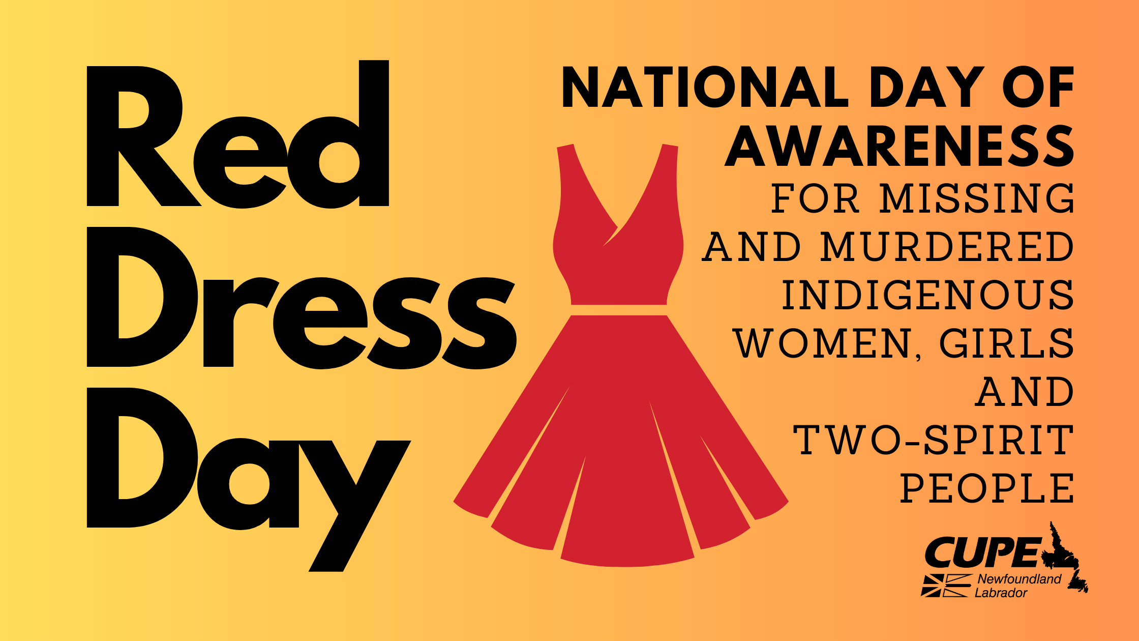 CAMIC encourages all CUPE members to mark Red Dress Day - CUPE ...